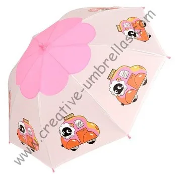 

Baby umbrella,professional making umbrellas,auto open.8mm metal shaft and fluted ribs,safe&enviroment kid umbrellas