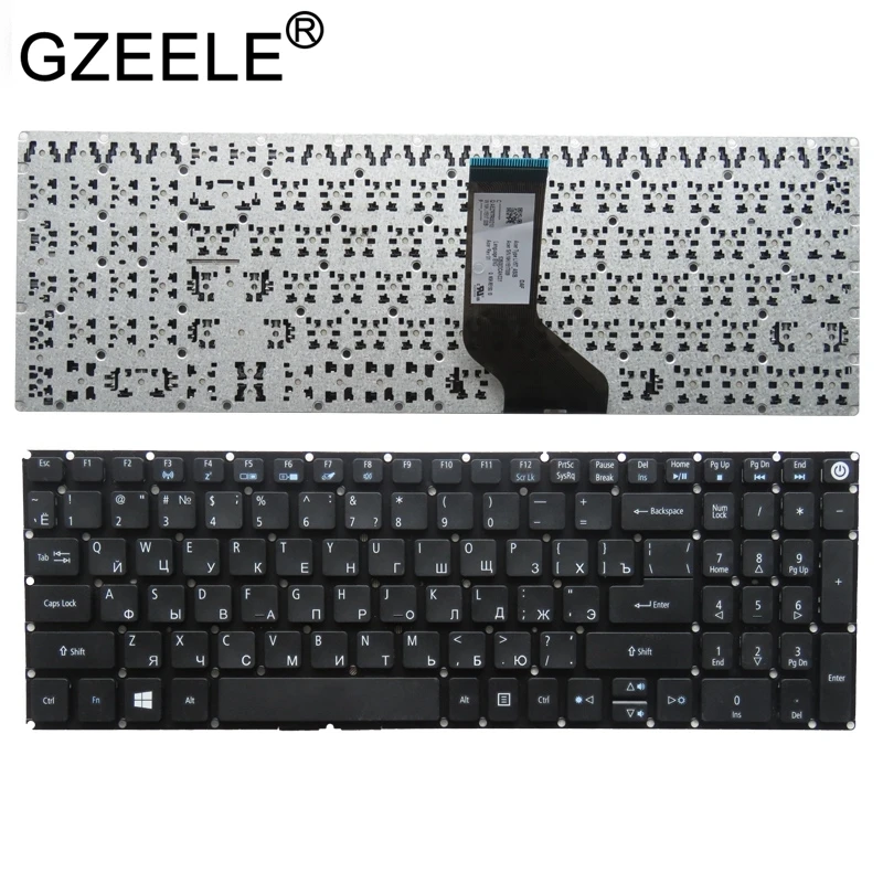

GZEELE New Russian RU laptop keyboard for Acer Aspire 3 A315 A315-21 A315-31 A315-51 A315-52 A315-21G A315-51G A315-41G