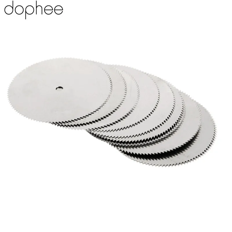 dophee Dremel Accessories 32mm Mini Circular Saw Blades HSS Wood Cutting Disc For Dremel Rotary Tool Power Ferramentas 20Pcs