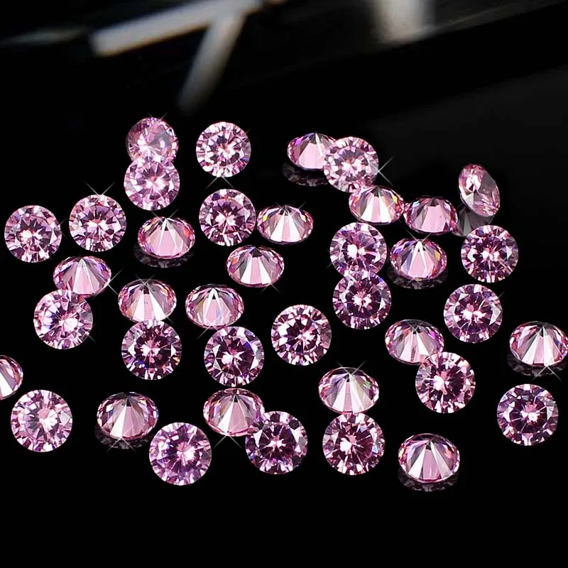 100pcs 6mm Many Colors Crystal Brilliant Cuts Round Shape Cubic Zirconia Beads Zirconia Stones Perfect For Jewelry Making