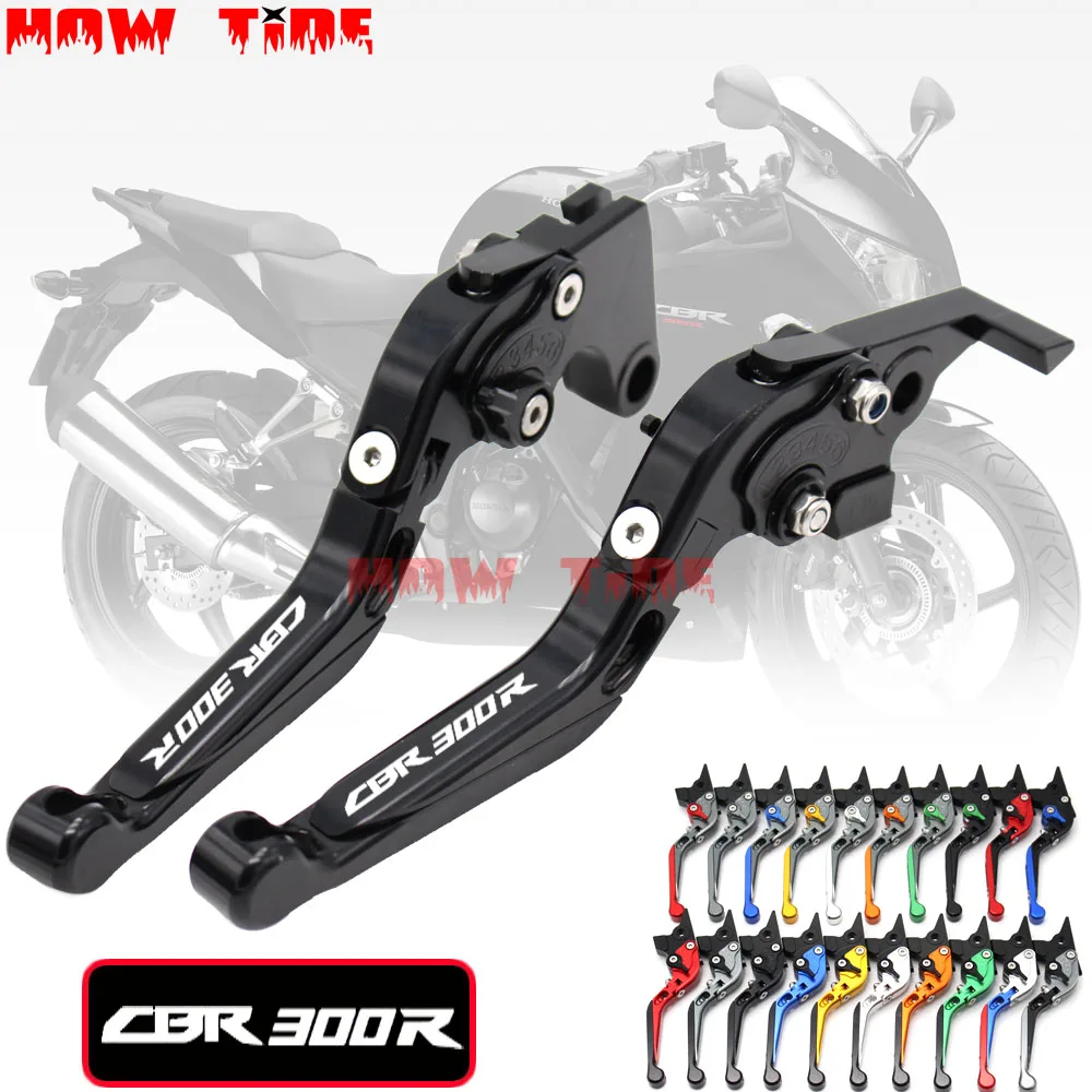 CNC Motorcycle Foldable Extending Brake Clutch Levers And Moto 170mm Lever For Honda CBR300R/CB300F/FA CBR 300 R 2014-2017