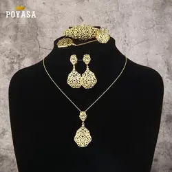 Moroccan Caftan wedding jewelry set for women  fashion jewelry set copper high quality jewelry set