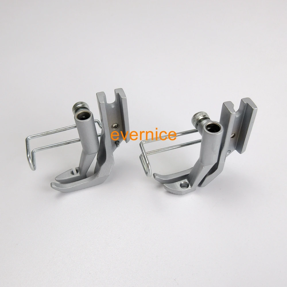 Right + Left Zipper Knurled Presser Foot For Durkopp Adler 67 68 167 267 69 269