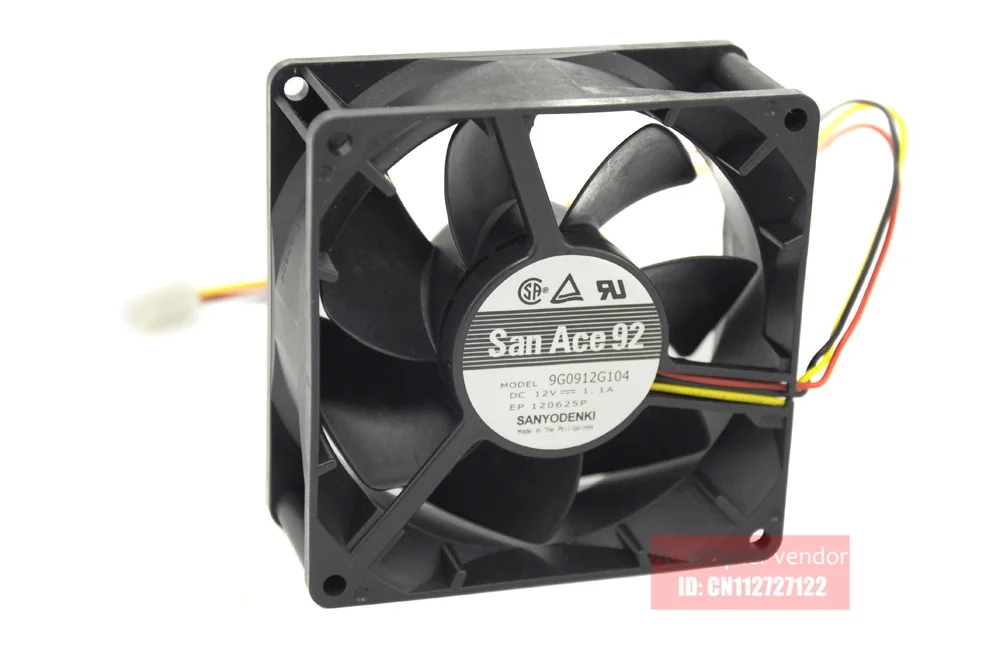 NEW SAN ACE 92 9G0912G104 9038 9CM  12V 1.1A 3line  cooling fan