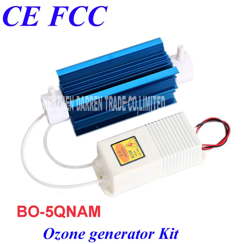 BO-5QNAM AC220v/110V 5g/h Quartz tube type ozone generator Kit medical ozone generator parts ozone water air purifier 40W Power