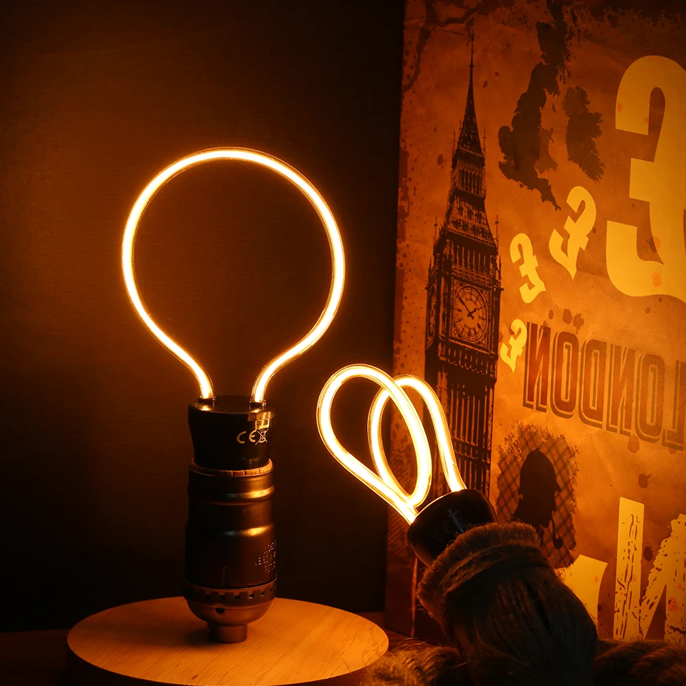جديد E27 LED لمبة اديسون قطاع الجدة الديكور ضوء لمبة AC220V 4 واط 4.5 واط 8 واط Bombillas LED مصباح مصابيح عطلات عيد الميلاد مصباح #3