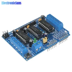 L293D Motor Shield Stepper Driver Board Control Module Motor Drive Expansion Board For Arduino Mega2560 4-Channel H-Bridge