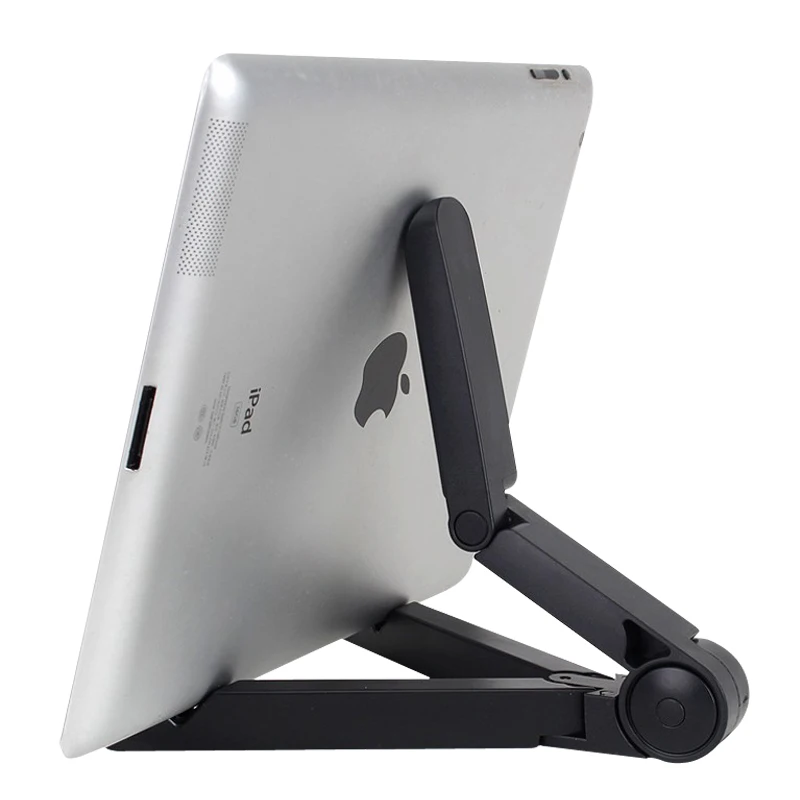 Universal Desk Tablet Holder plastic Mobile Phone Holder Stand Adjustable Tablet Folding Bracket for IPad / Samsung Tablet