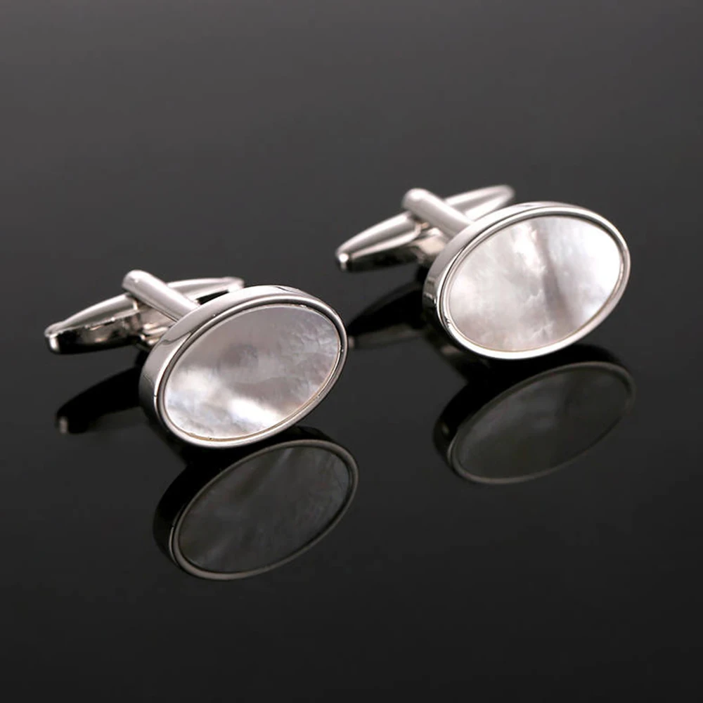 VAGULA Cufflinks Top Luxury Brand Bonito Gemelos Sea Shell Mother Pearl Men Cuff link Luxury gift  Button 179