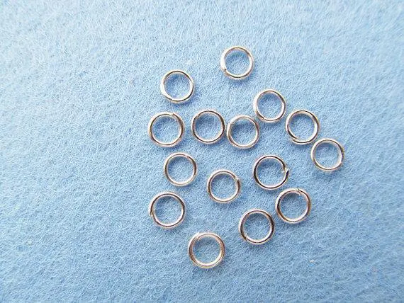 8000pcs 5mmx0.7mm Silver tone/Antique Bronze Jump Ring Fastener Clasp Ends Connector Charm/Finding,DIY Accessory Jewelry Making