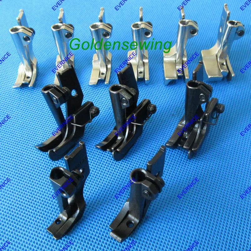 11 pairs ZIPPER WELTING PIPING FOOT with RIGHT EDGE GUIDE for JUKI DNU-1541 241 LU-563 1508