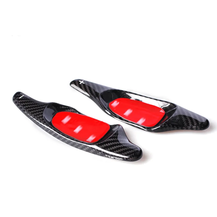 Car Accessories Carbon Fiber Shifter Paddle Steering Wheel Extension Shift For Audi S3 S6 S8 SQ5 RS5 RS7 R8 2014 2015 Car Cover