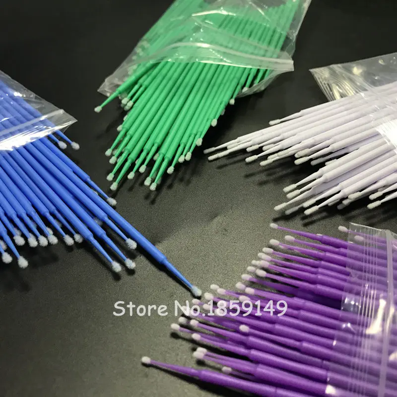 400 Stks/set Dental Disposable Micro Borsteltje Bendable