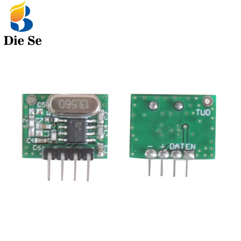 RF 433 Mhz Bộ Phát Không Dây Điều Khiển Từ Xa RF Mô Đun Size Nhỏ Điện Điều Khiển Từ Xa Adruino DIY Bộ Điều Khiển