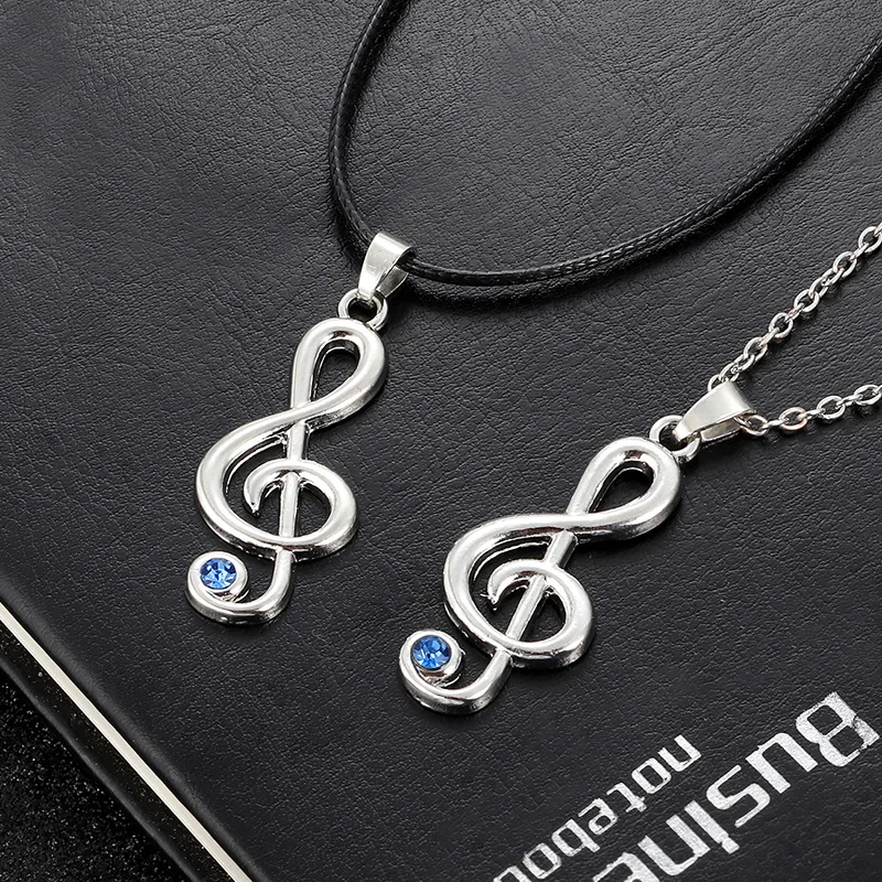 High Quality Jewelry musical note Necklace For Lover Gift Musical note Rhythm Fashion Women Long Necklace Jewelry Gifts