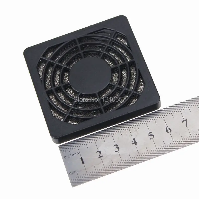 

50Pieces LOT 60mm 6cm Black Plastic Heatsink PC Cooler Fan Dustproof Dust Fliter Cover