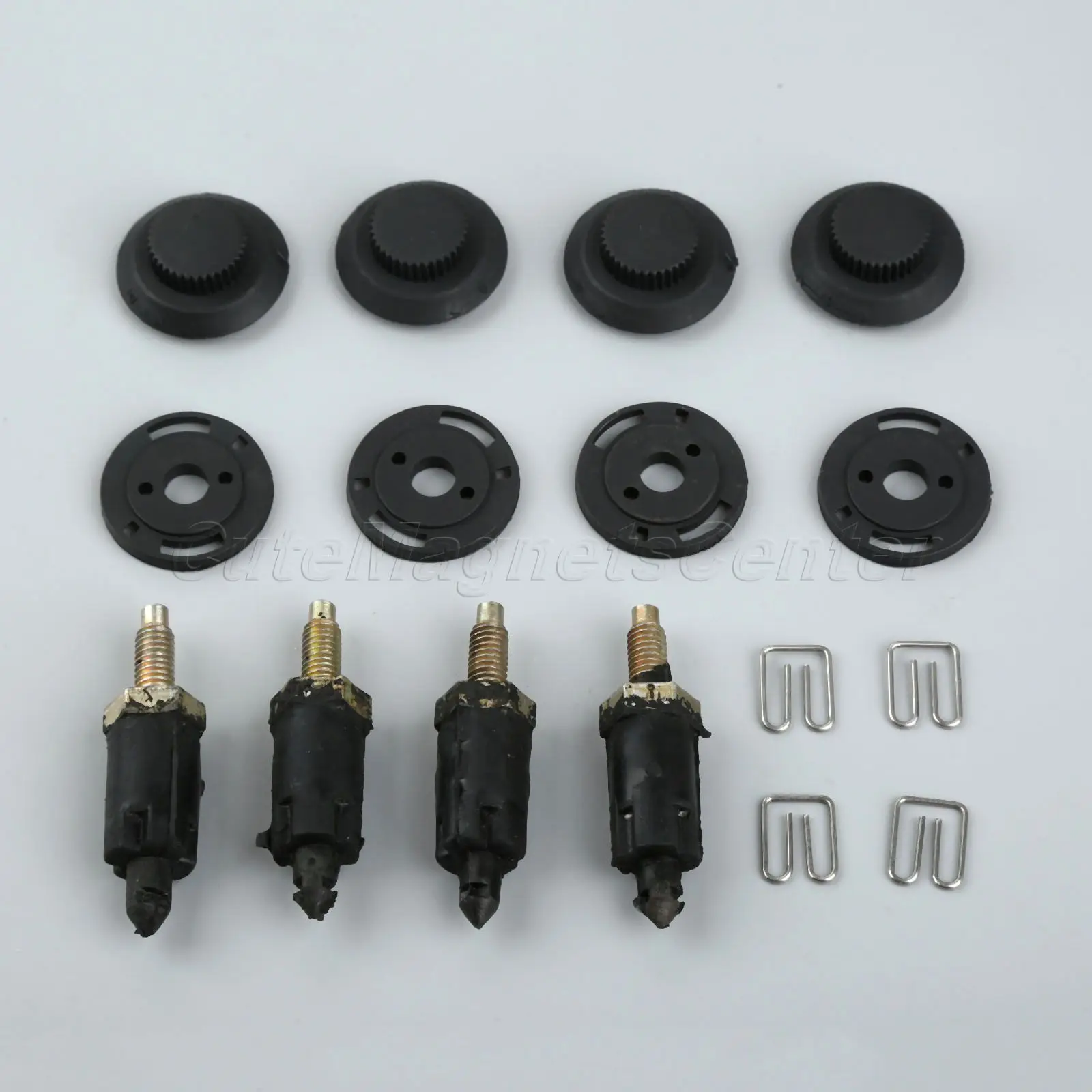 mtsooning Engine Cover Clip Bolts Bonnet Hood Kit for Peugeot 206 207 307 406 407 Citroen Berlingo C4 Coupe C5 Hatchback Xsara