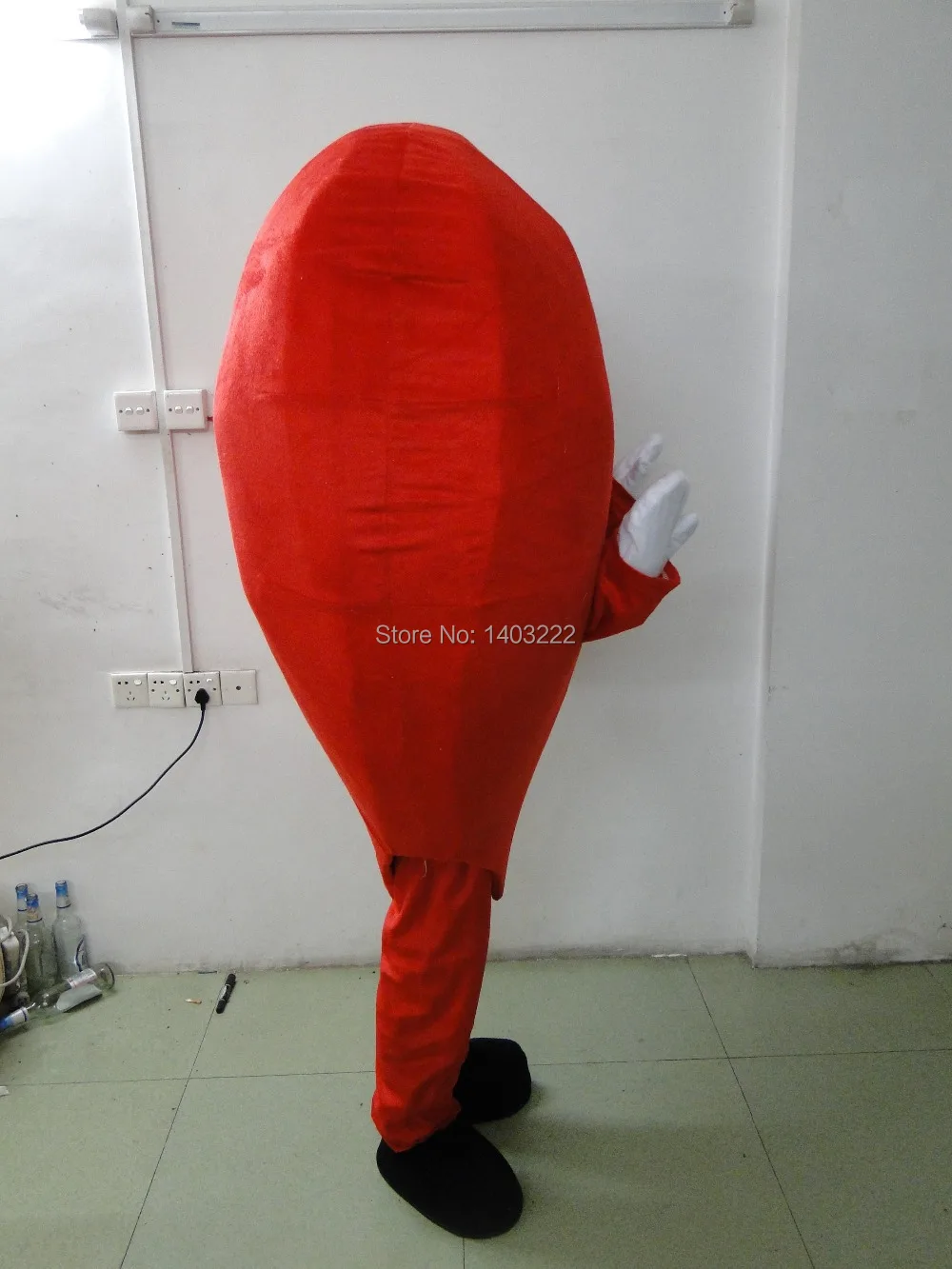 Costume de mascotte de haute qualité pour adultes, costume de mascotte coeur rouge de paupières, taille adulte