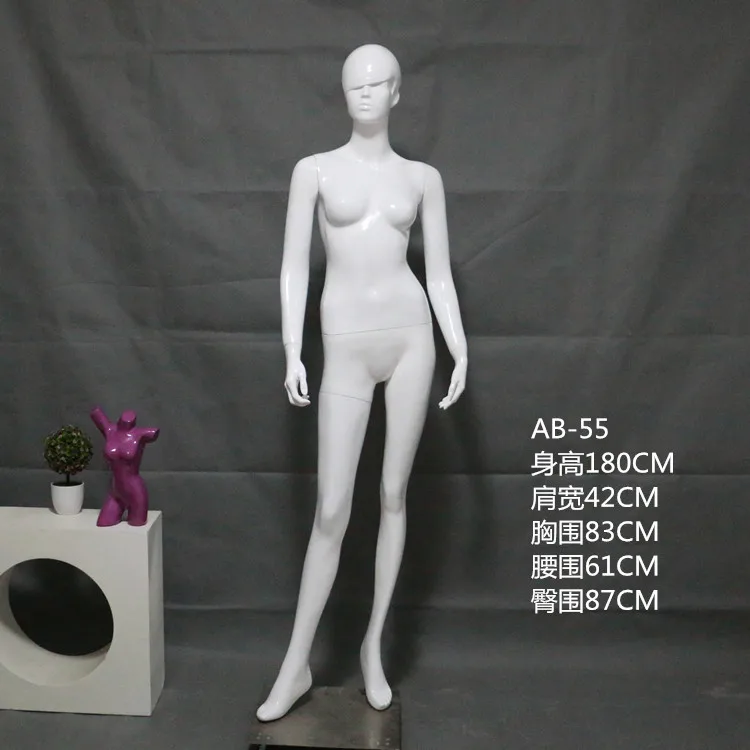 

Factory Supply Best Quality Female Full Body Mannequin High Brightness White Fiberglass Mannequin Women Model Display