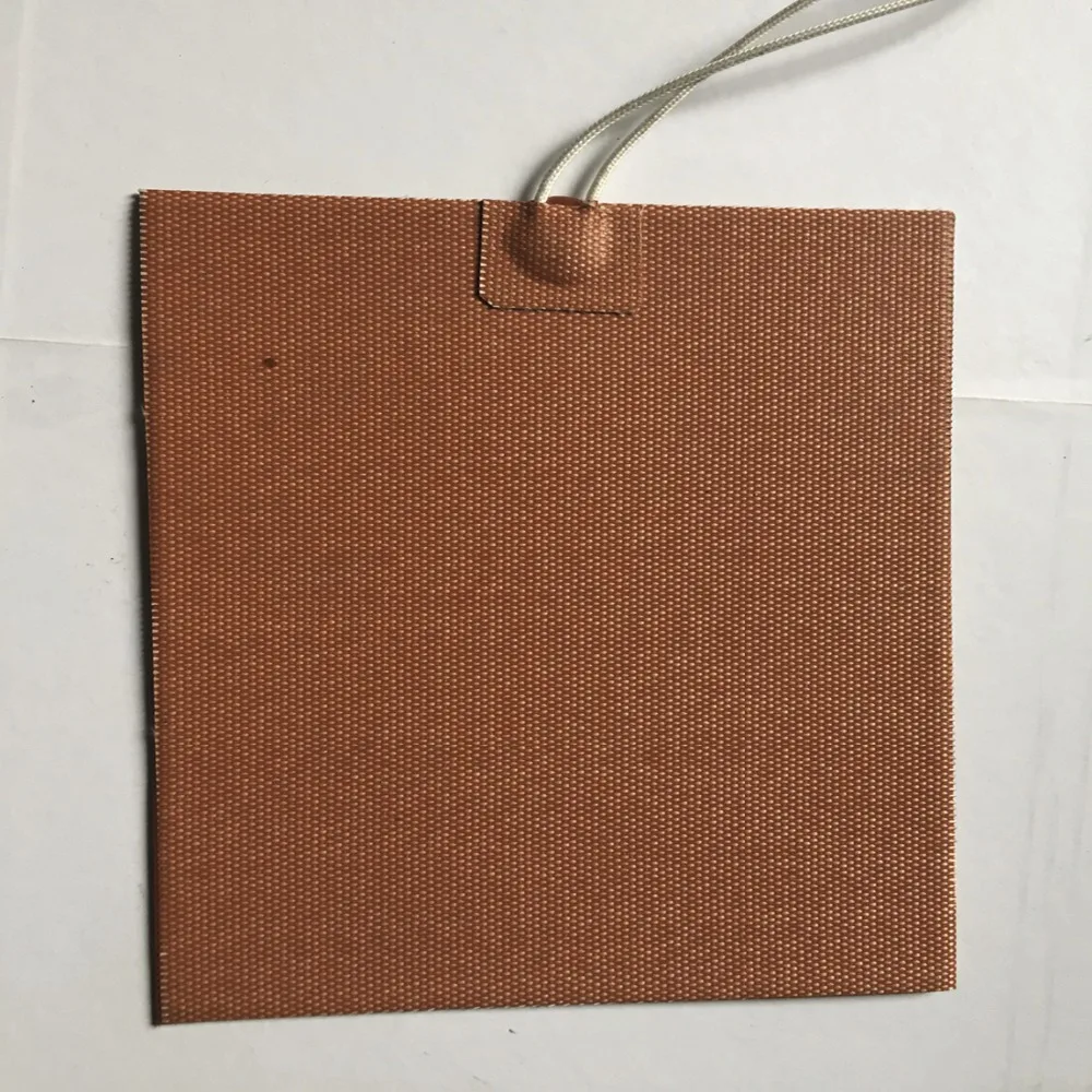 80x100mm silicone riscaldatore letto per stampante 3d silicone heater pad Used for dust control of dust collector 250v 250w