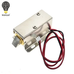 WAVGAT DC 12V Electric Solenoid Lock Tongue Upward Assembly for Door Cabinet Drawer