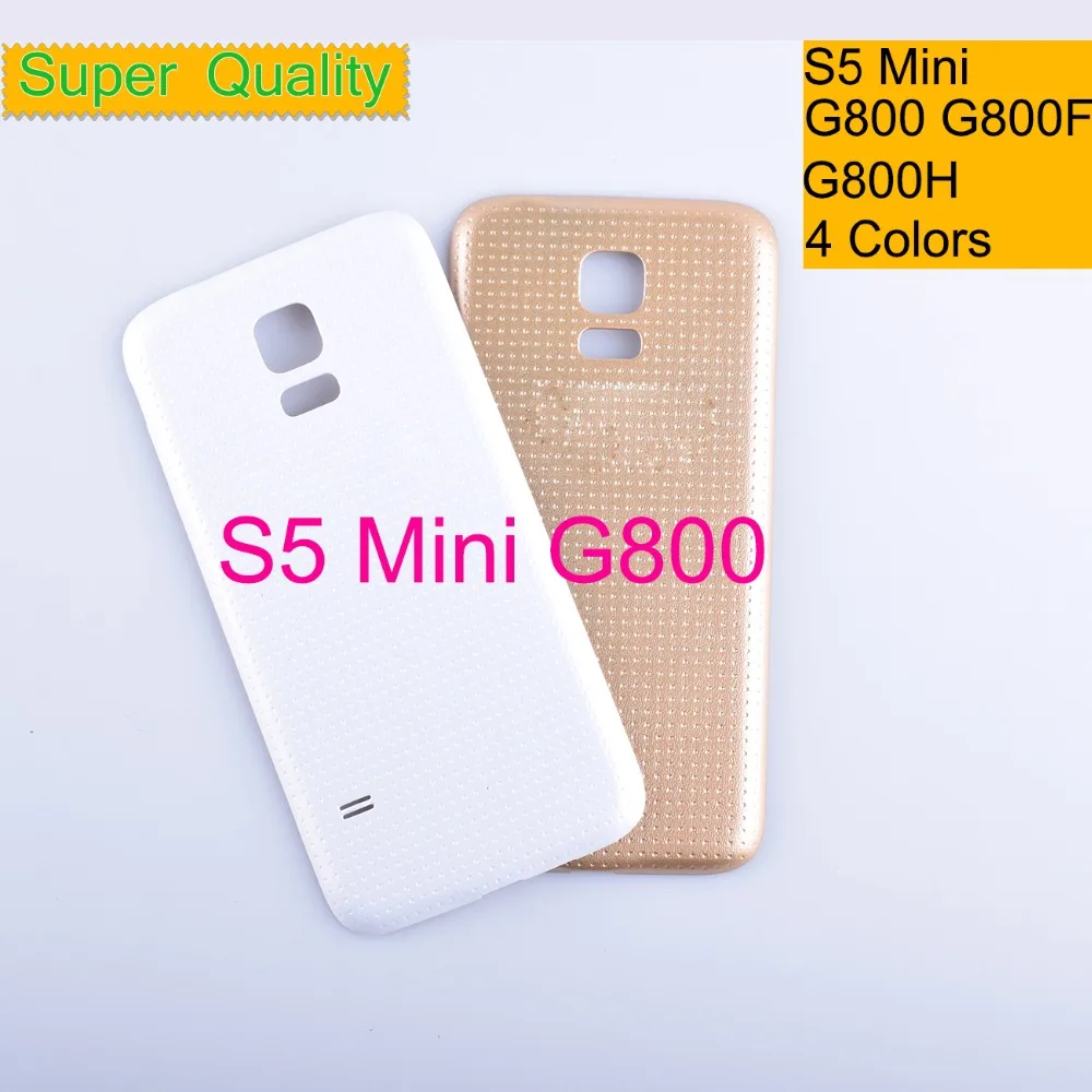 

10 шт./партия для Samsung Galaxy S5 mini G800 G800F G800A корпус батарейный отсек задняя крышка Корпус задняя дверь