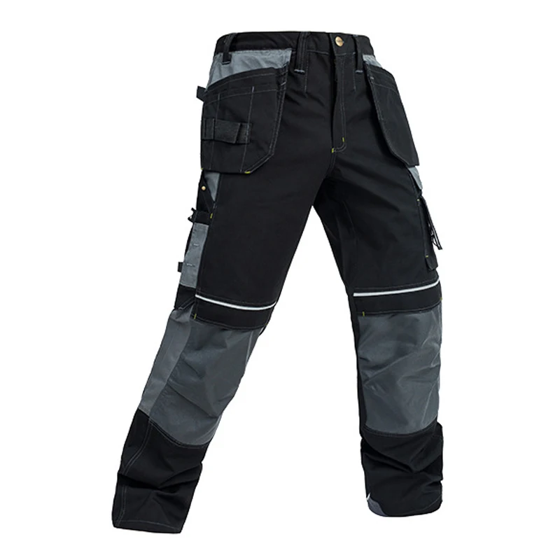 Working Pants Multi-pockets Wear-resistant Worker Mechanic Cargo-Pants Work-Wear Trousers High Quality Machine Repair