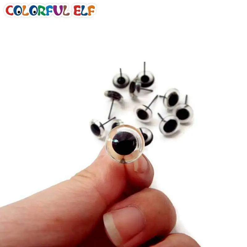 100pcs 2-12mm Glass Eyes For Animal Doll Free Shipping Clear Glass Eyes On Wire Pins