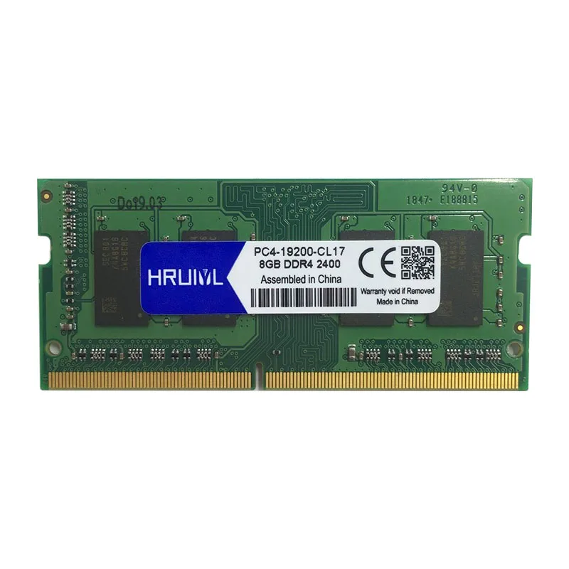 HRUIYL محمول DDR4 4GB 8GB 16GB 4G 8G 16G ذاكرة عشوائية DDR 4 PC4-17000 PC4-19200 2133 2400 2666 mhz ميموريال 260 دبوس SODIMM