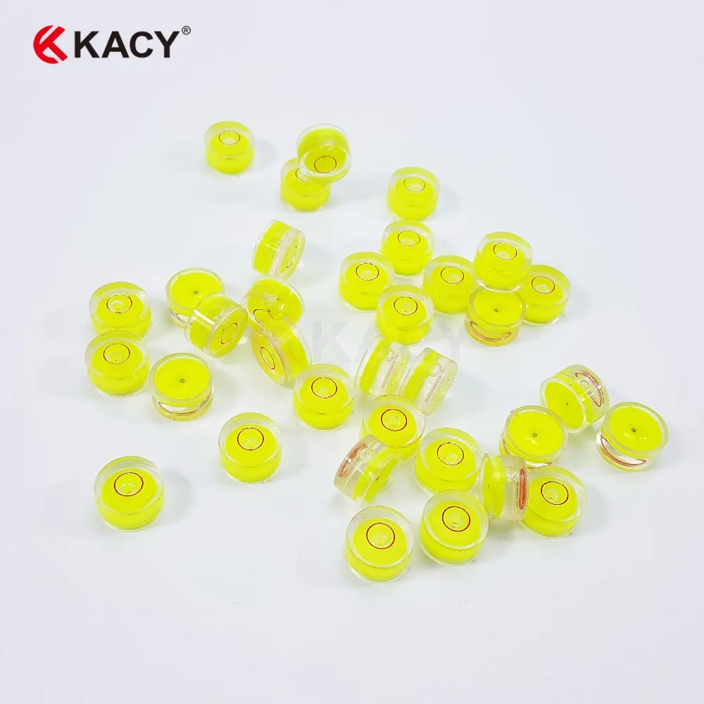 Kacy 10ピース11.6 × 7ミリメートルホット販売スピリットレベル、バブルレベル、アクリルプラスチックレベル
