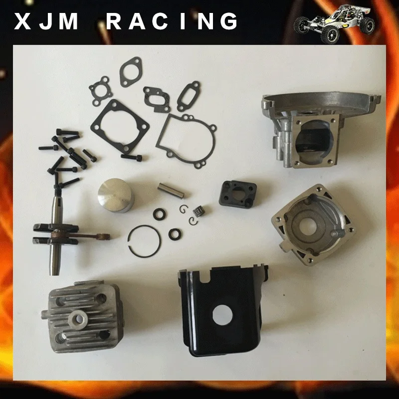 32cc Big Bore UPGRADE KIT 38mm fit 26cc 29cc 30.5CC Zenoah for baja Losi 5T FG