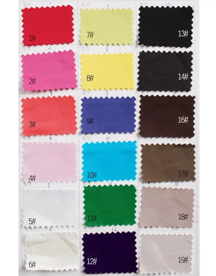 LEO&LIN Density Satin High Quality Pure Color Micro Spring Clothing Patchwork Cotton Fabric Tissus 50cm