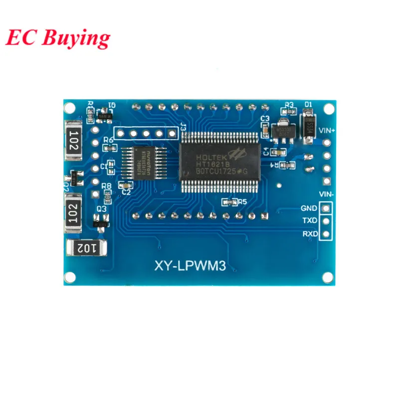 1Hz-150Khz 3-way Signal Generator PWM Board Pulse Frequency Duty Cycle Adjustable Module LCD Display Upgraded Version