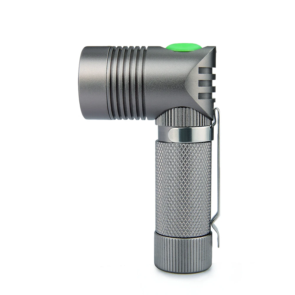 Uniquefire V4-A Super MINI Flashlight Angle Shape Design  XPE 250 LM 90 Degree White Light,3 Modes Aluminum Lamp Torch