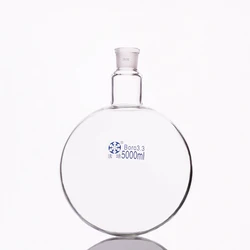 Single standard mouth round-bottomed flask,Capacity 5000ml and joint 29/32,Single neck round flask