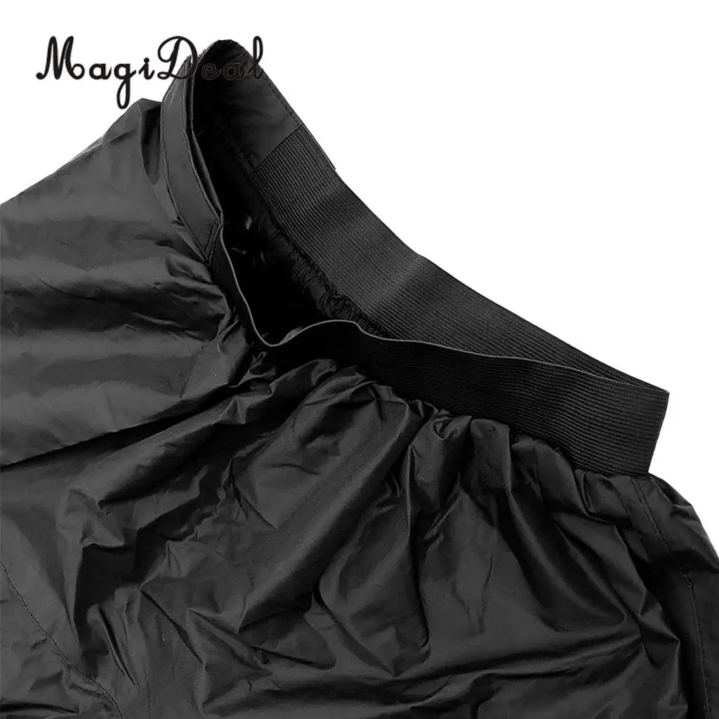 MagiDeal Spray Skirt Kayak Cockpit Deck Cover Sprayskirt Waterproof Storage Black S/M/L/XL Kayaking Canoeing Rafting Accessory