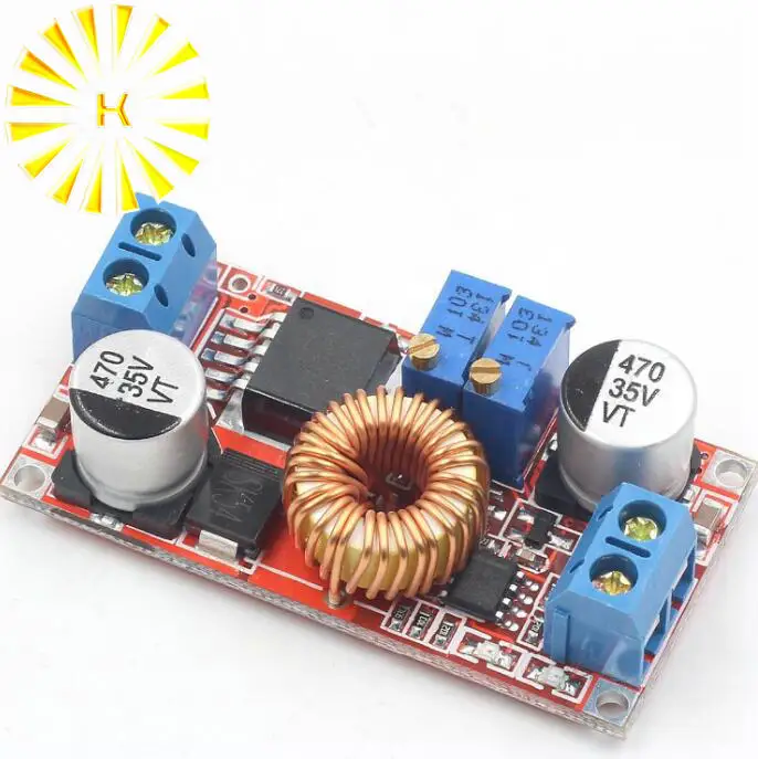 Lithium Battery Charger Module 5V-32V to 0.8V-30V 5A LED Driver Step Down Buck Converter Board Constant Current Voltage