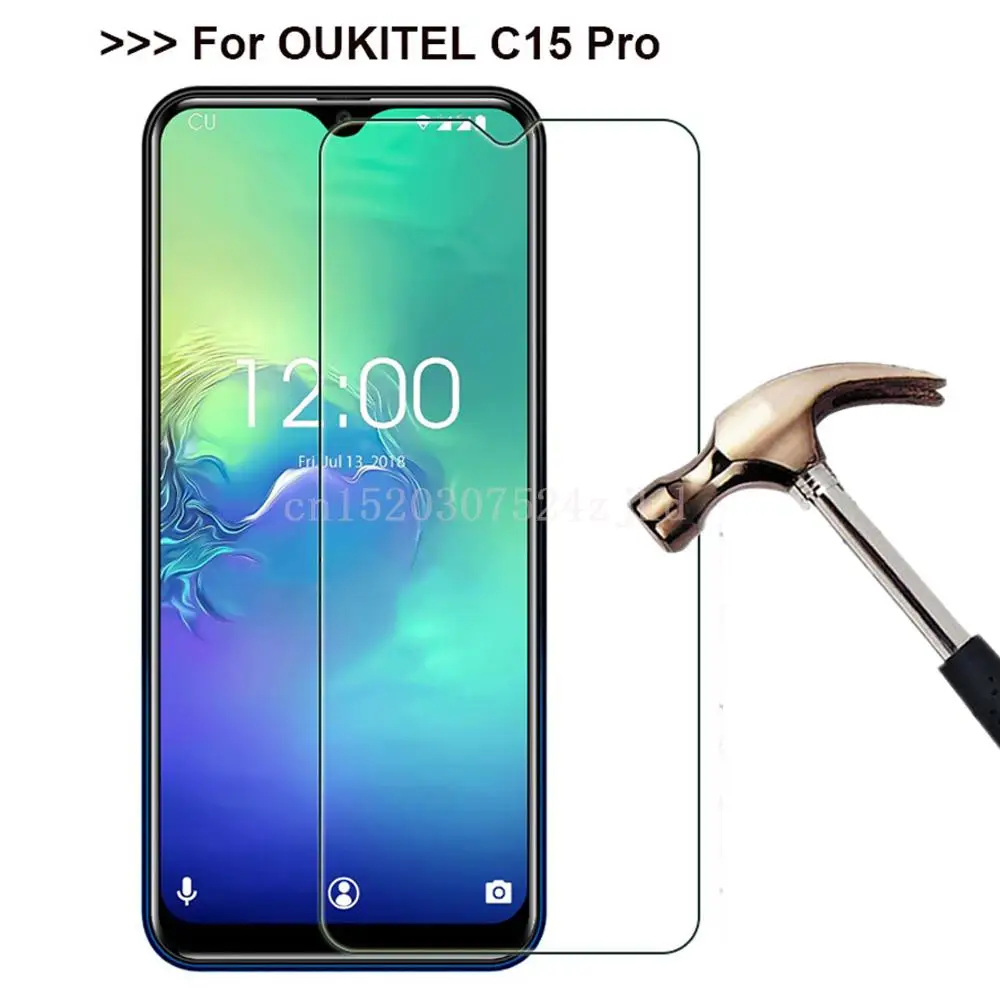 9H закаленное стекло для смартфона OUKITEL C15 PRO 2.5D Высокое качество защита для экрана для Oukitel C15PRO защитное стекло