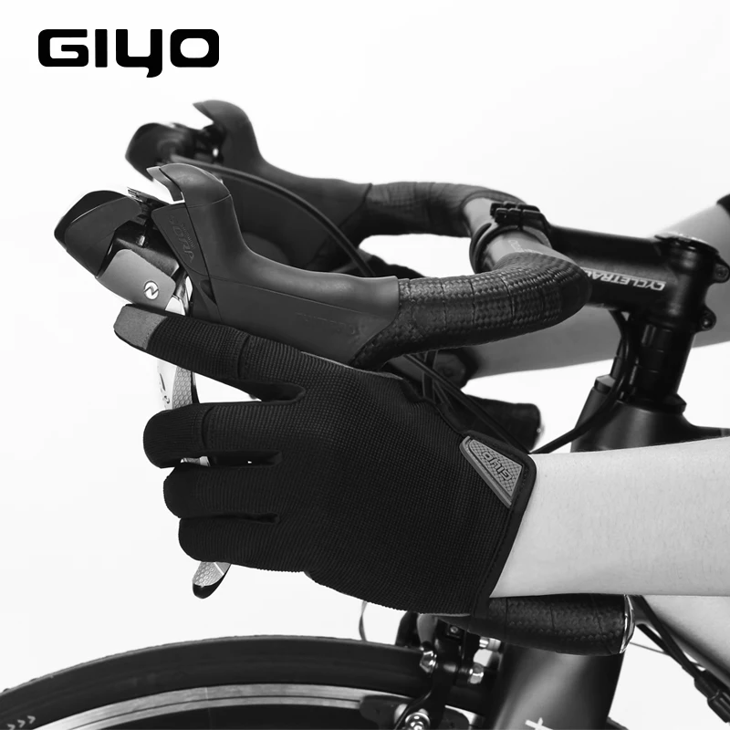 GIYO Winter Sport rękawiczki rowerowe wędkarstwo siłownia rękawice rowerowe MTB pełne rękawiczki rowerowe dla rowerów mężczyzna kobiet guantes