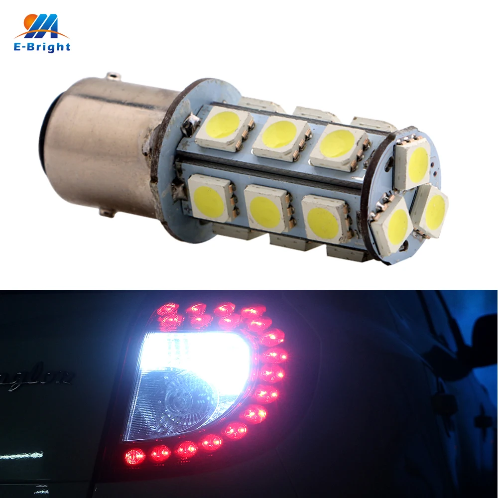 

10PCS 1157 BAY15D 5050 18 LED P21/5W Car Styling Back up Brake Stop Light White Amber Blue Red Green Warm White