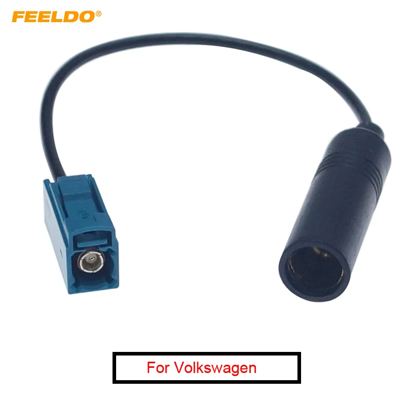 FEELDO Car Aftermarke Radion Antenna Wire Harness Plug For Volkswagen Male to Motorola Female Adapter #FD-2019