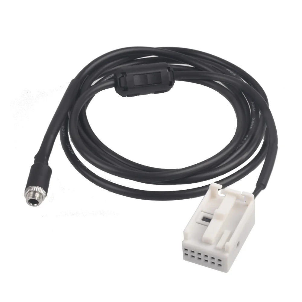 Samochodowy adapter Aux 12-pinowy zestaw dodatkowego wejścia audio AUX do BMW E60 E61 E63 E64 Car-Styling