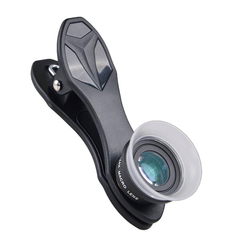 APEXEL  New 2in 1 macro lens 12x/ 24x super macro lens detechable universal clip lens for Xiaomi ios android all smartphone 24XM