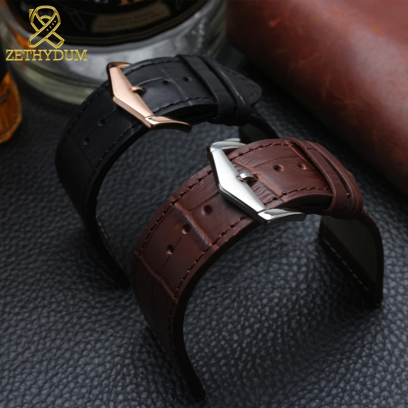 26mm 22mm 30mm Genuine leather bracelet for Franck Muller FM6000H watch strap wristwatches Accessories cowhide watch band