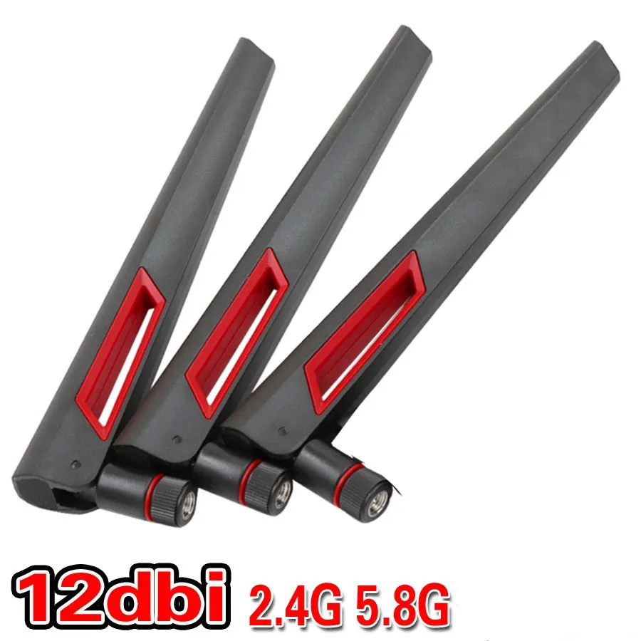 

3pcs/lot for ASUS AC88U AC68U Strong signal 12dbi Dual band WIFI Antenna 2.4G 5G 5.8Gh RP SMA female