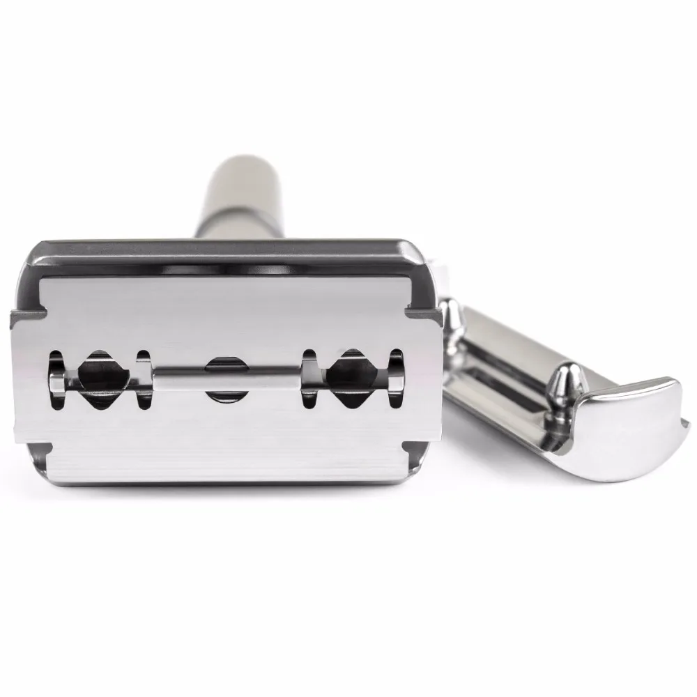 Qshave it safety razor blade straight razor titanium blade double edge classic safety razor blade made in usa、100ブレード