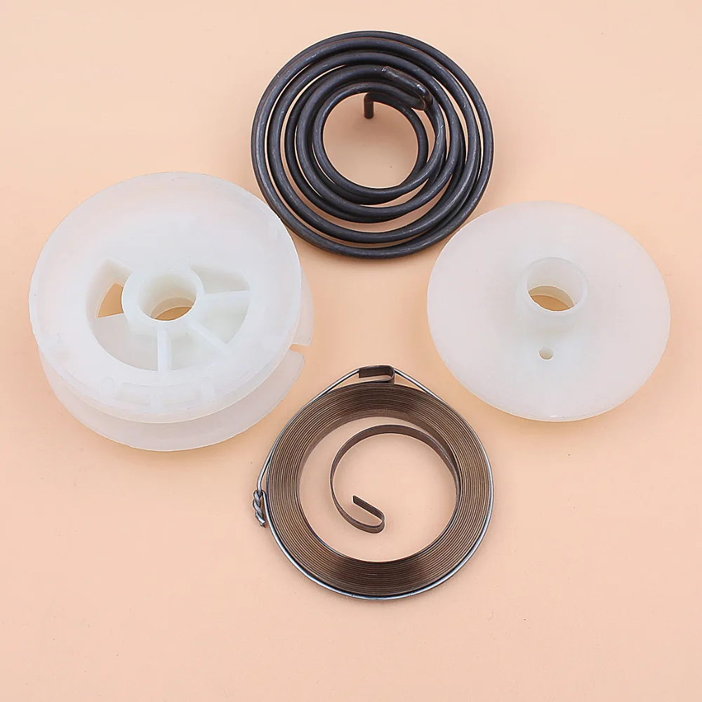 Recoil Starter Pulley Spring Repair Kit fit Husqvarn Trimmer 124L 125L 125LD 125E 128L 128LD 128 Brushcutter 544038802 545008087