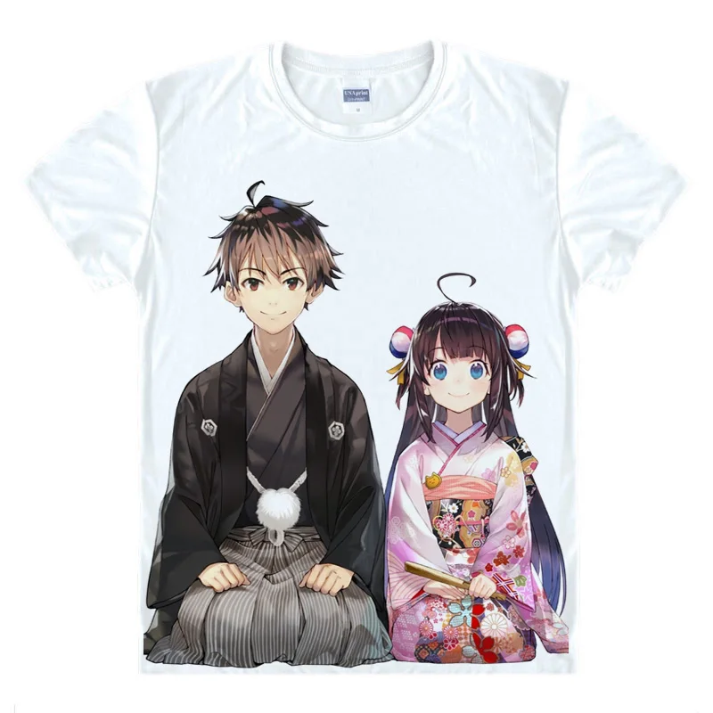 The Ryuo's Work is Never Done T-Shirts Multi-style Short Sleeve Shirts Ryuoh no Oshigoto Ai Hinatsuru Ginko Sora Cosplay Shirt