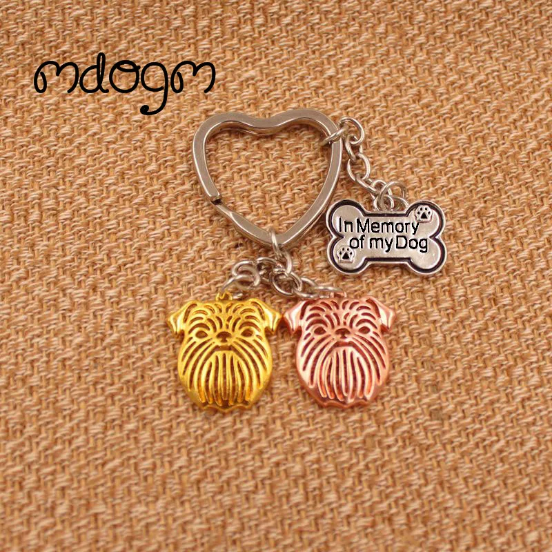 Brussels Griffon Dog Animal Purse Handbag Charm Handmade Pendant Keychain For Bag Car Women Men Girls Love Jewelry K120