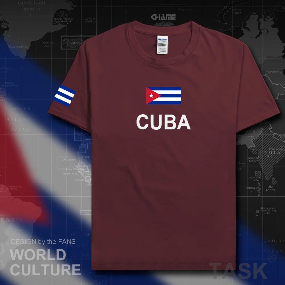 Cuba Cuban t shirts fashion 2017 jerseys nation team tshirt 100% cotton t-shirt gyms clothing tees country sporting CU CUB